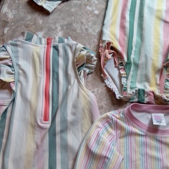 RUFFLE BUTTS SWIMWEAR 3 & 5 - Picture 6 of 10